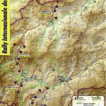 Cartina 21° Rally Internazionale del Taro - Borgo Val di Taro-Bedonia (Parma) 
