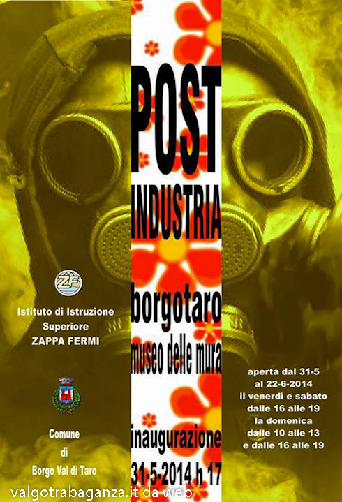 EVENTO Locandina Post Industria Borgotaro 2014
