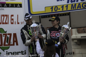 2° Classificato equipaggio numero 105 - 103 A. Santini S. Mazzetti Renault Clio A/A7