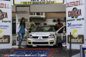 5° Classificato equipaggio numero 112 M. Leonardi D. Figone Renault Clio N/N3