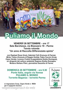 Puliamo il Mondo 2014 Parma locandina