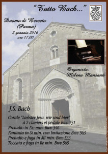 Concerto organo Berceto Duomo