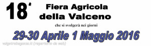 18° Fiera Agricola della ValCeno