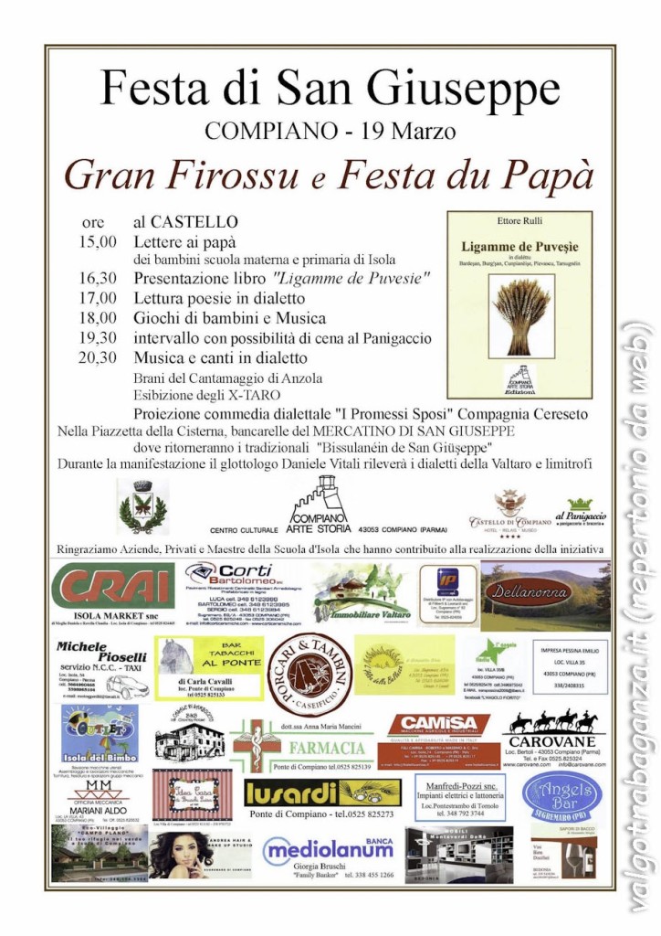 Compiano (100) Gran Firossu e Festa du Papà