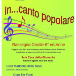 Coro Tre Fonti‎ VI Rassegna corale in..canto popolare