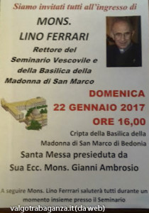 Santa Messa Lino Ferrari Bedonia