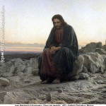 Ivan Kramskoy. Christ in the desert. 1872.